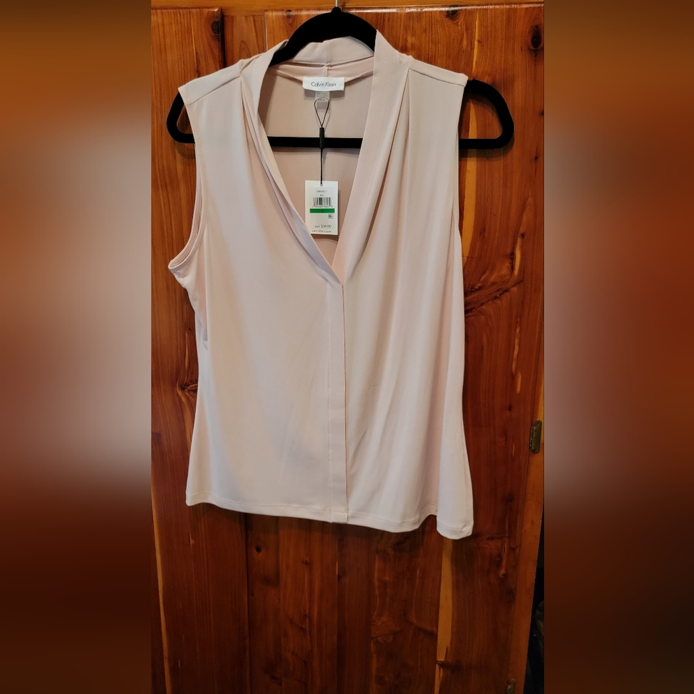 Dressy soft pink blouse
